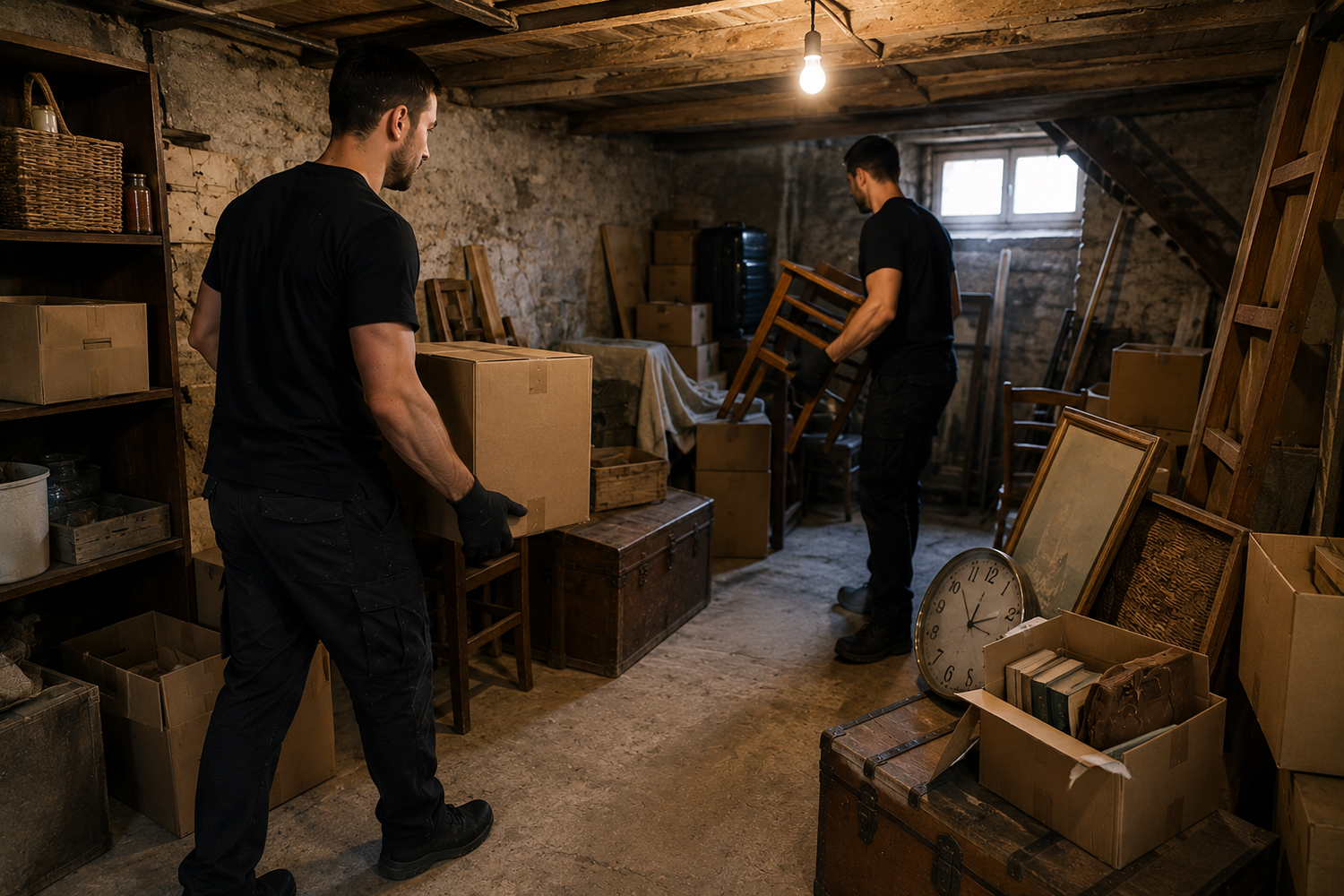 Débarras de cave et grenier à Bordeaux et en Gironde