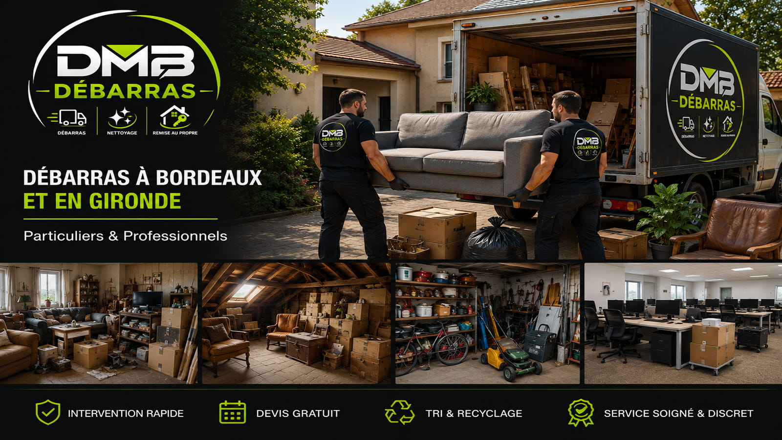 Entreprise de débarras maison à Bordeaux et en Gironde
